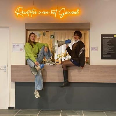 Het Laagland Artist in School Rajja en Judith